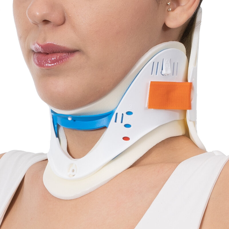 Collar de primeros auxilios ajustable para el dolor de cuello, soporte de cuello para alivio del dolor, cuello para después de latigazo o lesiones