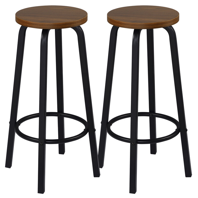2 sztuk MDF siedzenia nogi metalowe krzesło barowe śniadanie kuchnia stołki barowe licznik stołki barowe zestaw wysokie stołki Nordic Pub akcesoria wypoczynek