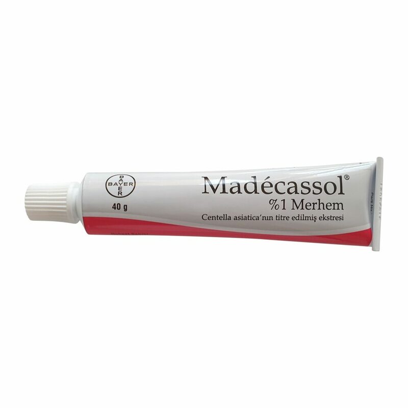 Madecassol creme 1% 40 gr (3 pces)-usado no tratamento de cicatriz lesão, queimadura, acne, rugas