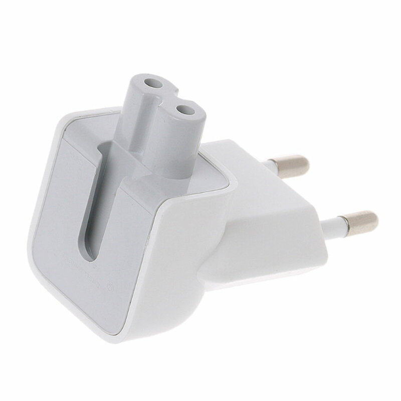 Adaptador de corriente de CA Universal para enchufe de pared europeo, auténtico con cabeza de pato para Apple Macbook Pro Air Ipad Iphone
