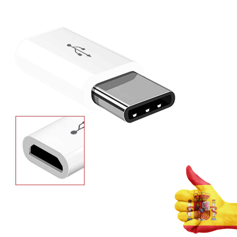 Adaptador USB tipo C macho a Micro USB hembra soporte USB tipo C OTG para - Xiao mi 4C/LeTV /H uawei/H T C/Oneplus LG Tablet