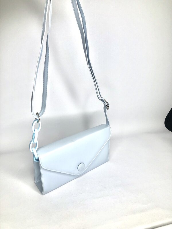 Design Wonder blue Handcrafted Bag 26x14cm for women's daily special occasions