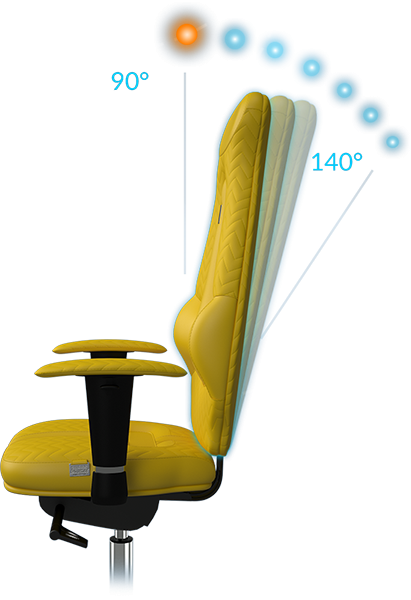 Silla de oficina KULIK SYSTEM GALAXY Black, alivio de silla de ordenador y comodidad para la espalda, 5 zonas de control de columna vertebral