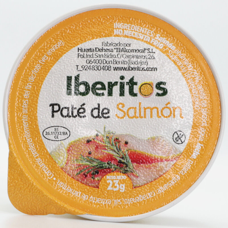 IBERITOS-упаковка 4x23g-ассорти рыбы-атун, лосось, сардины, треска с чесноком