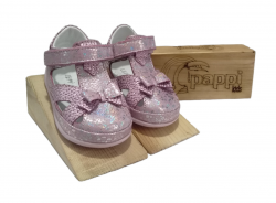 Pappikids-zapatos ortopédicos de cuero para niñas, calzado de primeros pasos, modelo (275)