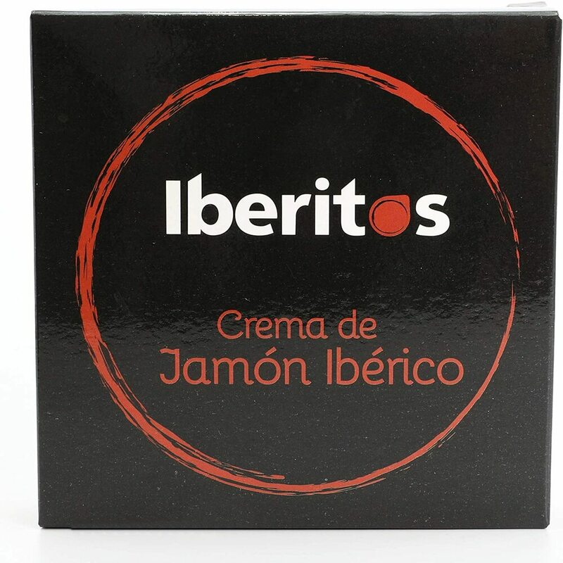 IBERITOS - Baneja 10 Crema de JAMON Iberico CARTONCILLOS 140G - BANDEJA 10x140g JAMON IBERICO CARTONCILLO
