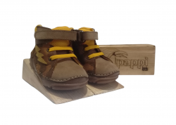 Pappikids Model(H15)-zapatos ortopédicos de cuero para primer paso para niño