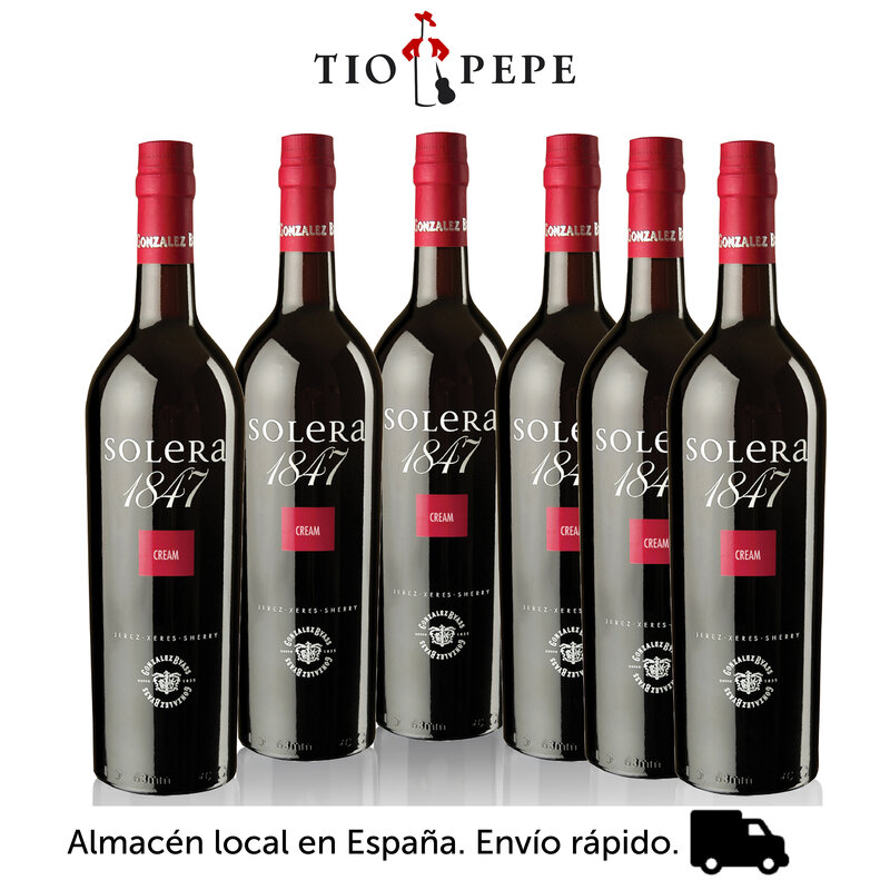 Solera 1847-ファインワインを-シェリーボックス6 750ミリリットルボトル-無料のスペインから、赤ワインレッド