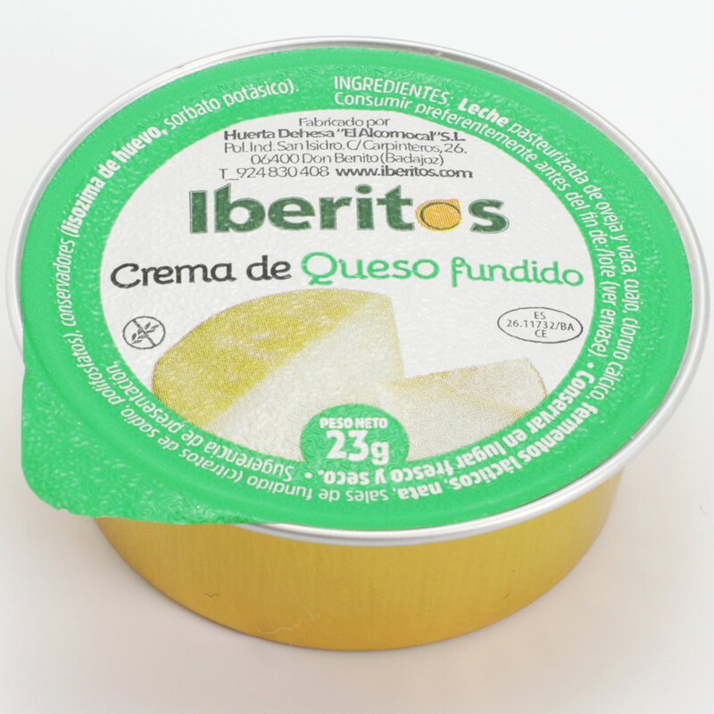 Iberitos-bandeja 18unidades x 23g creme de queijo