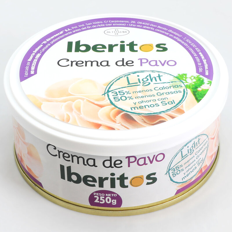IBERITOS-Turkey's soup cream Light 250G-soup cream Turkey LIGHT spreads