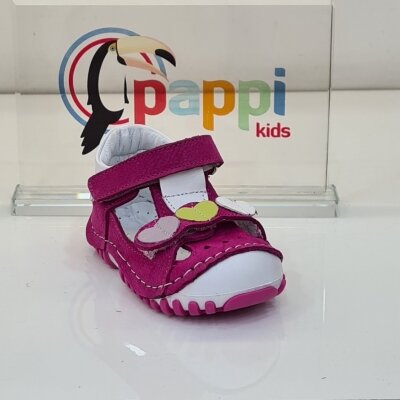 Pappikids Model (042H) Girls First Step Orthopedic Leather Shoes