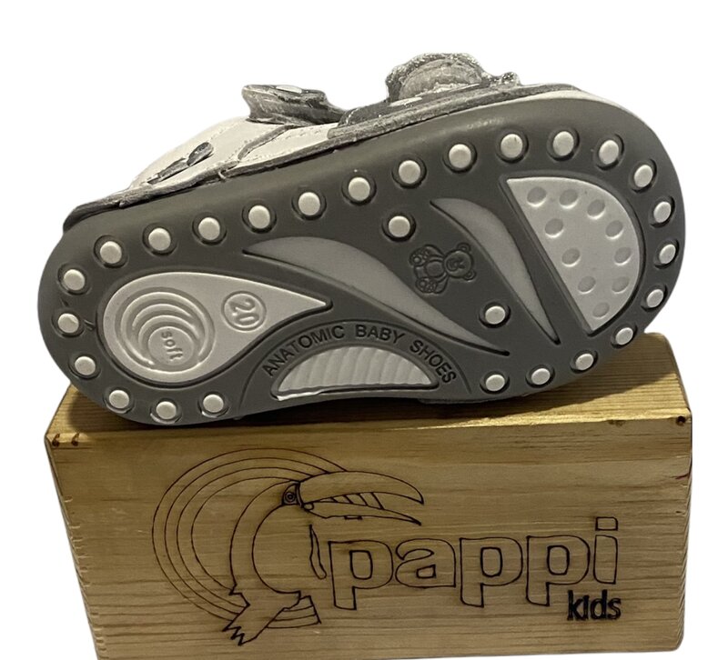 Pappikids Model (0141) Girls First Step Orthopedic Leather Shoes