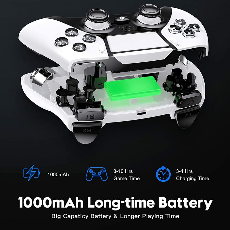 Wireless Game Controller For PS4 Elite/Slim/Pro Console For Dualshock 4 Gamepad With Programmable Back Button Support PC