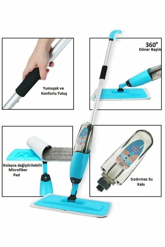 Spray de água mop spray esfregão ferramenta de limpeza