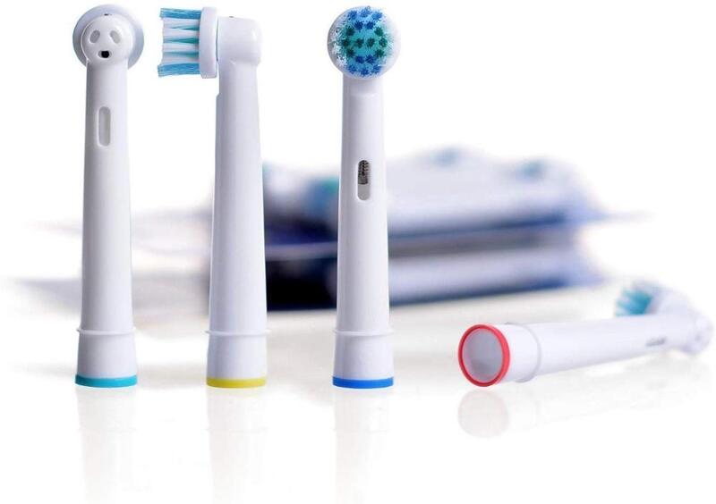 อะไหล่แปรงไฟฟ้าComplatible Oral B Vitaly Precision CleanสีขาวสะอาดSensitive Clean Professional Care EB-17A