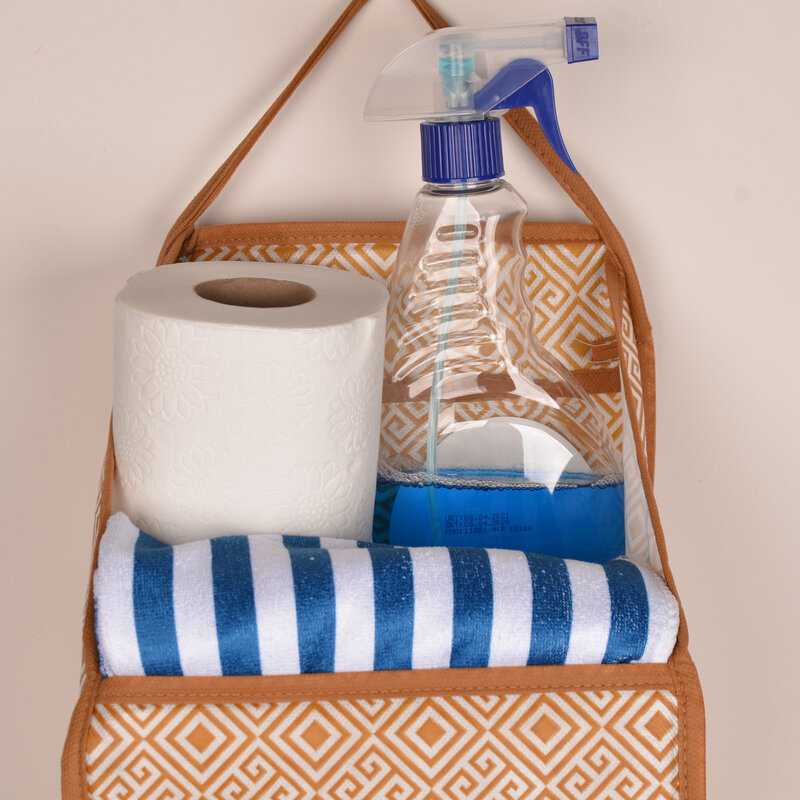 Organizador pendurado bolso organizador do banheiro bolso repelente de água organizador saco de armazenamento quarto saco de pano dobrável