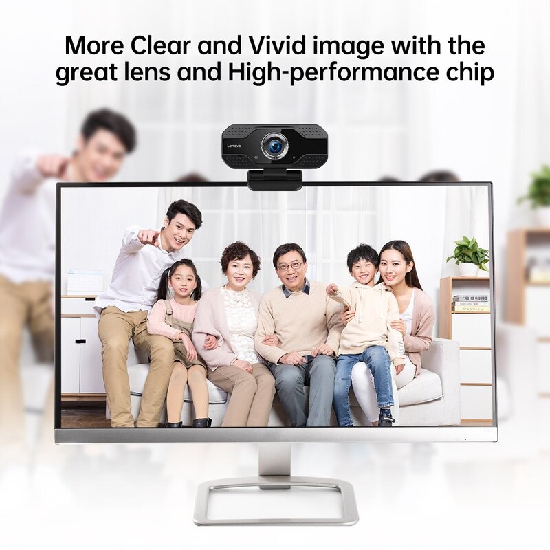 Minicámara Web HD 1080P para ordenador, cámara web giratoria con micrófono para transmisión en vivo, videollamada, conferencia, trabajo