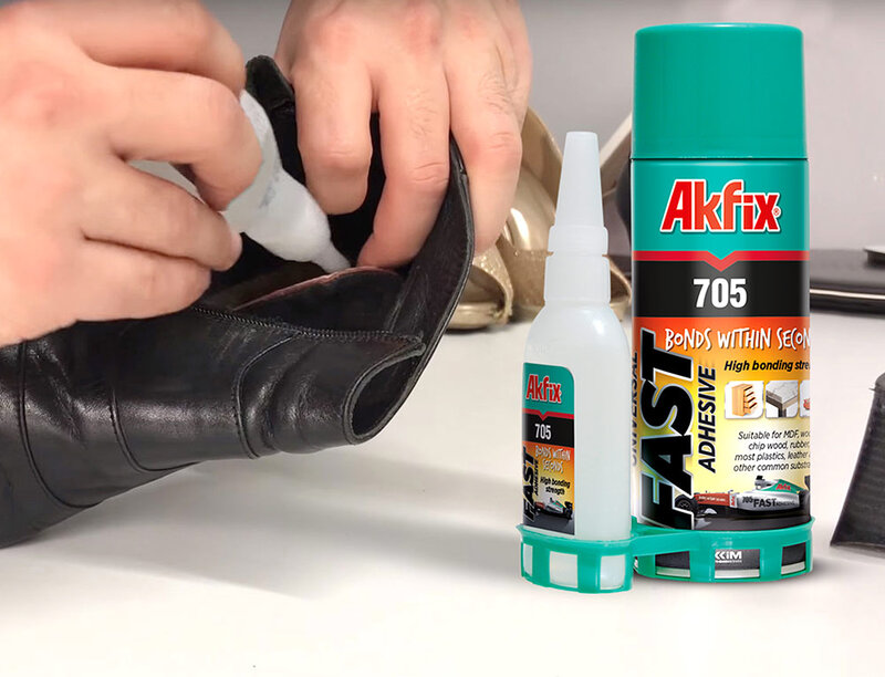 Akfix – Kit de colle adhésive 705 Mdf, adhésif rapide, forte et rapide, application facile, réparation rapide, force de montage