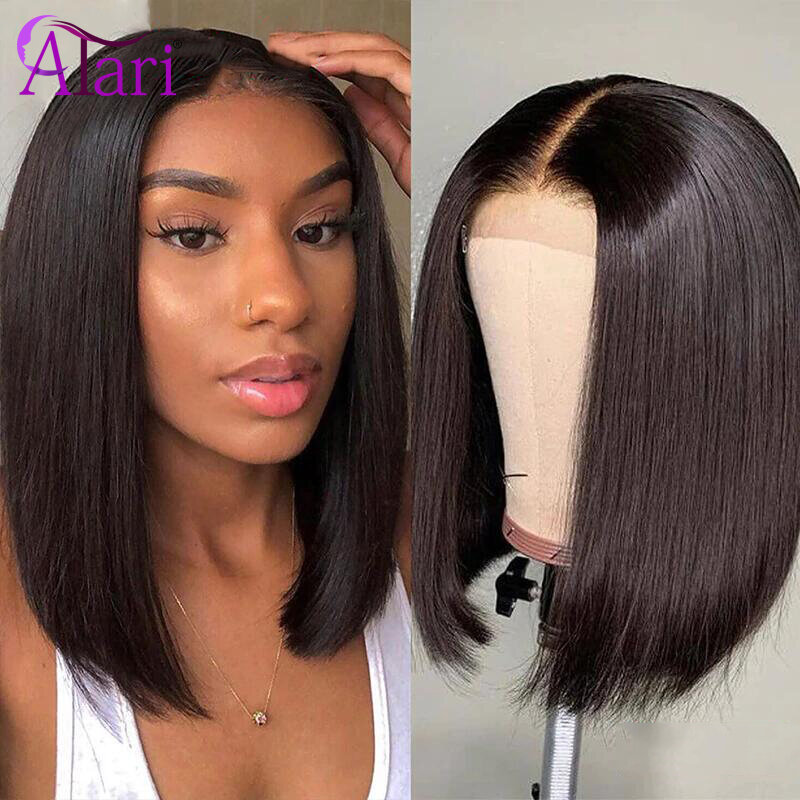 99J Lace Front Wig Hd Lace Wigs Straight Lace Front Human Hair Wig Bob Lace Front Wigs Brazilian Hair Wig 100% Virgin Short Wig