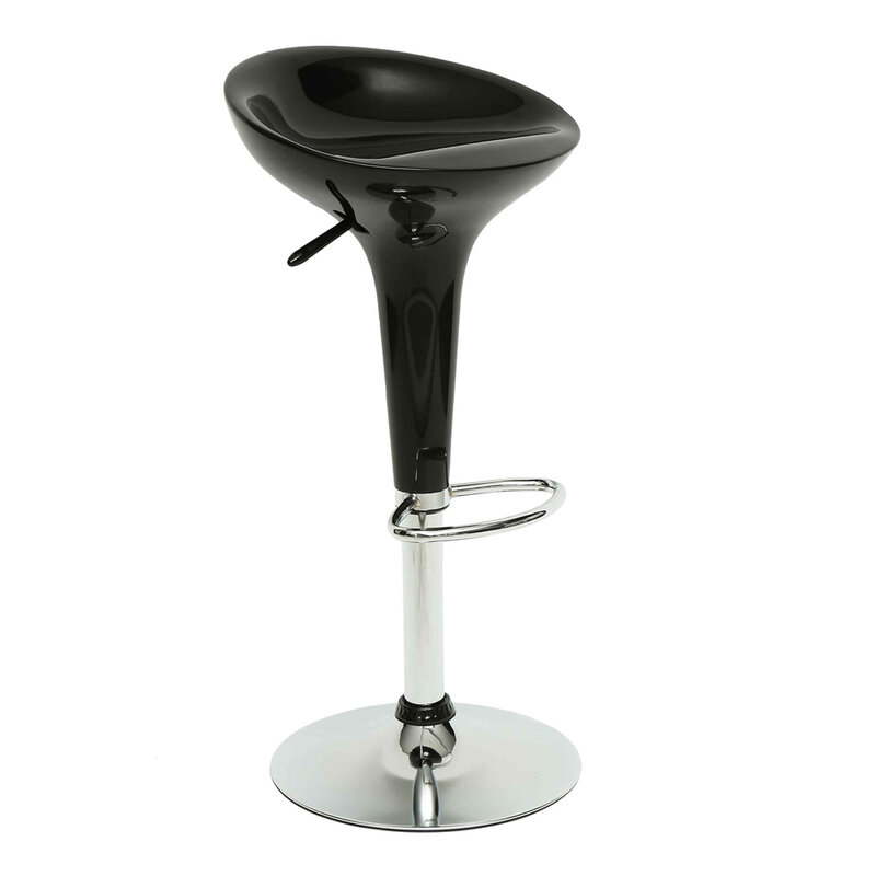 Waaw stołek barowy czarne białe krzesła domowe ze stali nierdzewnej nogi z polipropylenu regulowane krzesła biurowe stołek barowy s meble