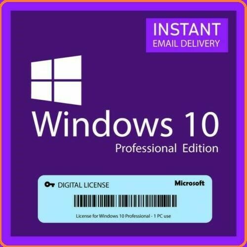 {Windows 10 Pro Key 64-32 Bit✅Lees Beschrijving}