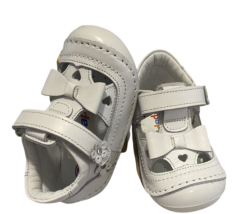 Pappikids-zapatos ortopédicos de cuero para niñas, calzado de primeros pasos, modelo (0161)