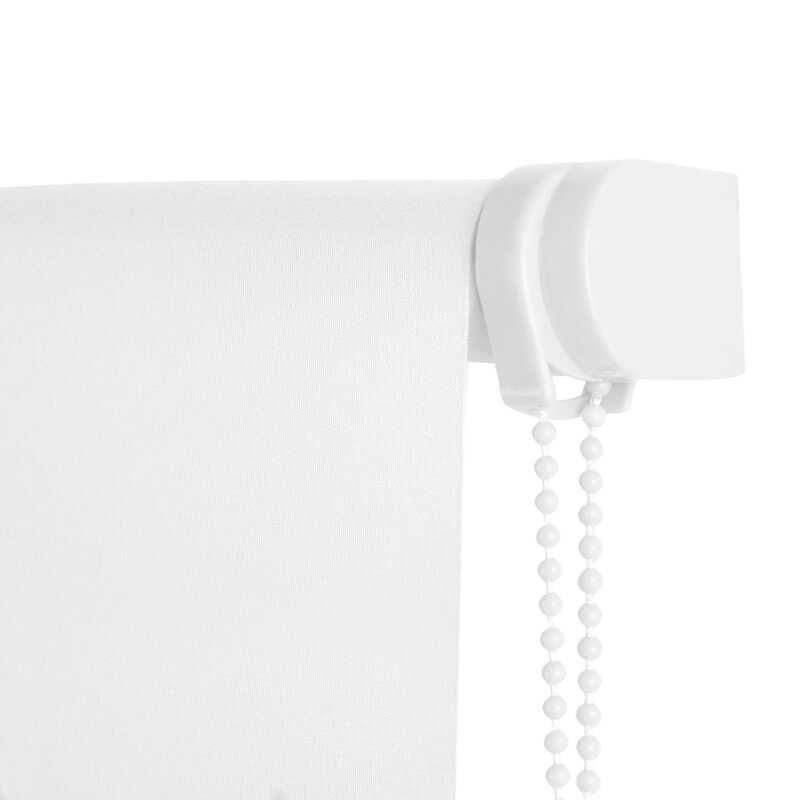 MERCURY TEXTIL- Estor Enrollable translúcido Liso para ventana habitacion, salon, comedor,cocina del hogar (Blanco)