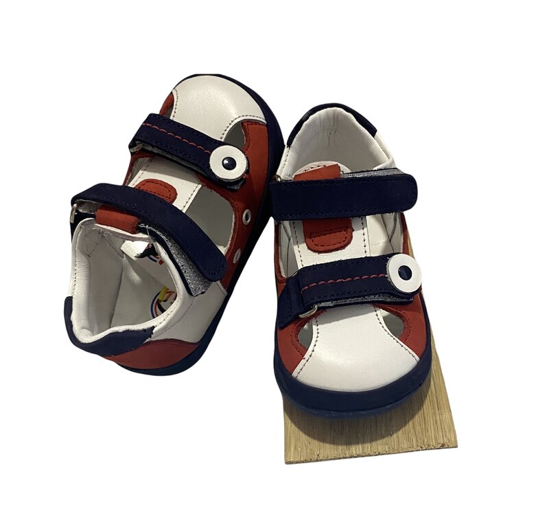 Pappikids-zapatos ortopédicos de cuero para niño, modelo (0205)