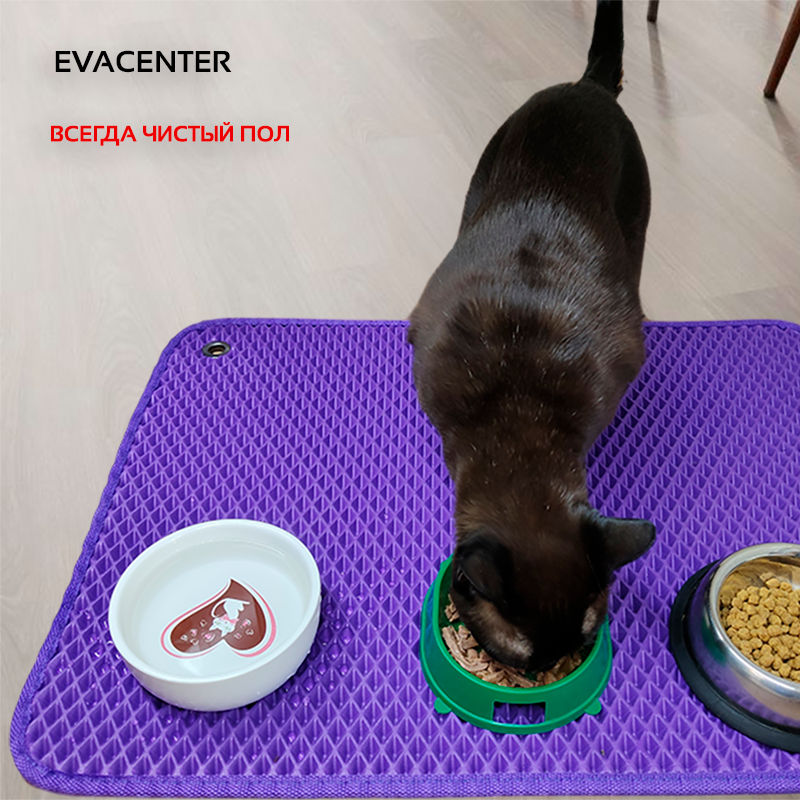 ZooEva mat for cat litter, cat bed and cat mat from the section of pet litter for cats, litter for honeycomb and rhombus tray