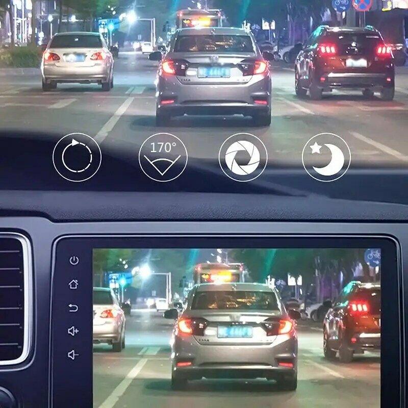 Cámara de vídeo HD para coche, Dashcam con visión nocturna, grabadora de vídeo, Android, USB, gran angular de 1080 °, DVR oculto, 170 P