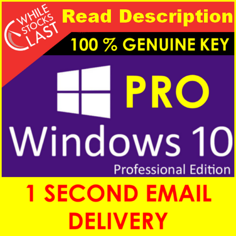 {Windows 10 Professional Key✅64Bit/32Bit✅อายุการใช้งาน✅Instant Delivery✅✔️}