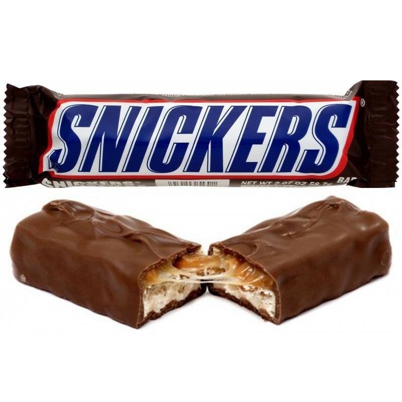 Snickers, caixa com 24 barras de 50g