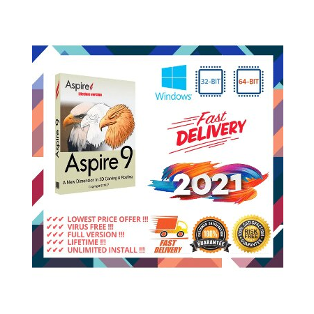 Vectric Aspire 9เต็ม2021รุ่น Windows 32/64บิต