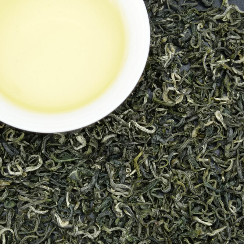 200グラム中国緑茶bilochun "エメラルド春スパイラル" バイloチュン