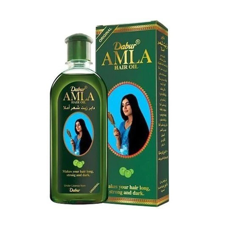 Dabur amla óleo de cuidados capilares original 200 ml. Fortalece o couro cabeludo impede a perda de cabelo macio e brilhante acelera o crescimento do cabelo