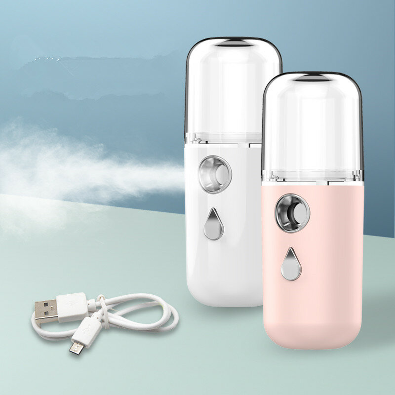 Mini 30ml USB Humidifier Diffuser Nano Face Spray Mist Sprayer Facial Body Nebulizer Steamer Moisturizing Humidifier Skin Care