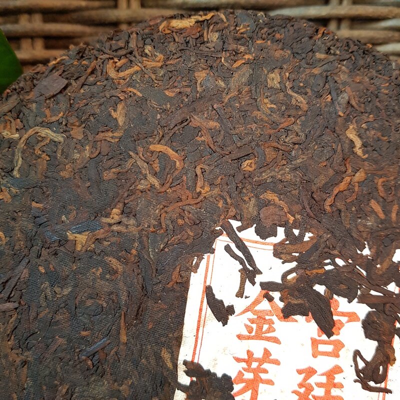 Thé du Yunnan chinois, thé noir mûr Shu Puer «Dragon rouge», 2018 357g