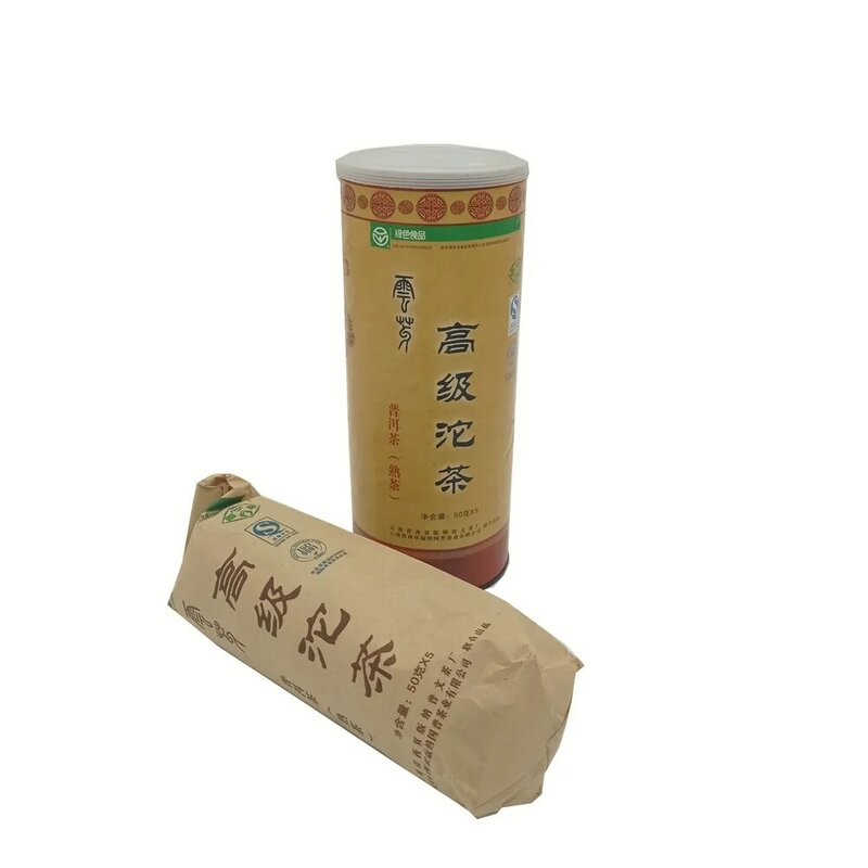 250g di tè cinese Shu Puer "premium Tota puwen"