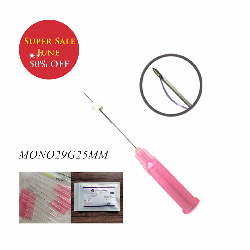 Prefectline Mono29G25mm PDO Thread Lifting 20 Buah untuk Menghilangkan Keriput
