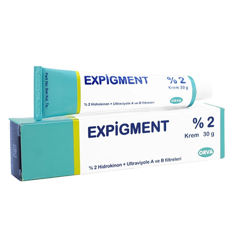 Expigment 30g 1 self hydrochinon Cream 2% do wybielania skóry rozjaśnianie skóry wybielanie Melasma Anti-blemish-made in Turkey