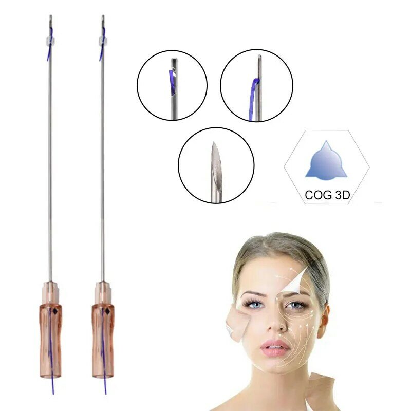 5PC/Bag Advanced Korea Sterile V Line Cog 3d 4d 6d CE Surgical Suture Stro Ultra Fox Eey Lift Hilos Tensores Faciales Pdo Thread