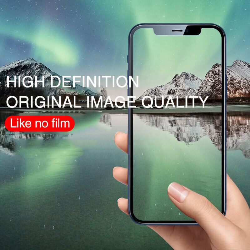 70D-Película de hidrogel para iPhone, Protector de pantalla de hidrogel para iPhone 7 8 Plus 6 6s 11 12 Pro mini XR X XS Max SE 2020, película suave, no cristal