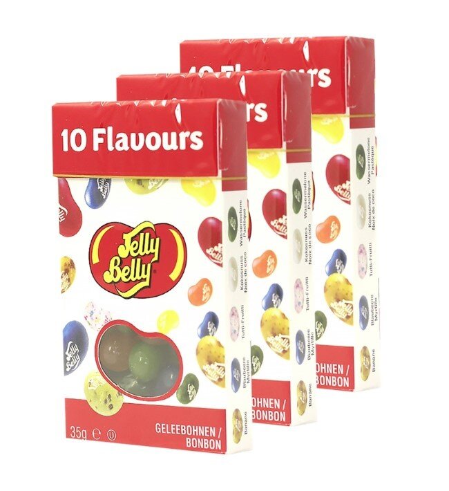 Набор конфет Jelly Belly 10 вкусов 35гр.  (3шт)
