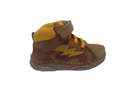 Pappikids Model(H15)-zapatos ortopédicos de cuero para primer paso para niño