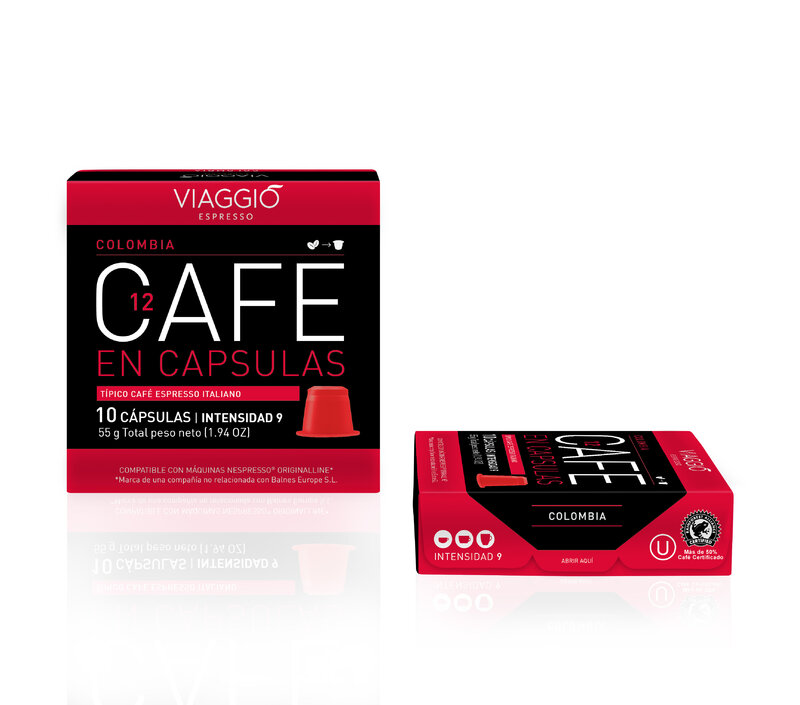VIAGGIO ESPRESSO-120 кофе капсулы совместимые машины Nespresso (выбор происхождения)
