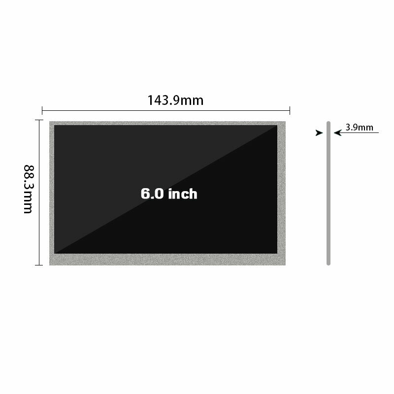 Schermo LCD da 6 pollici RGB a vendita diretta A060FW03 V.0 risoluzione 480*272 luminosità 180 contrasto 300:1