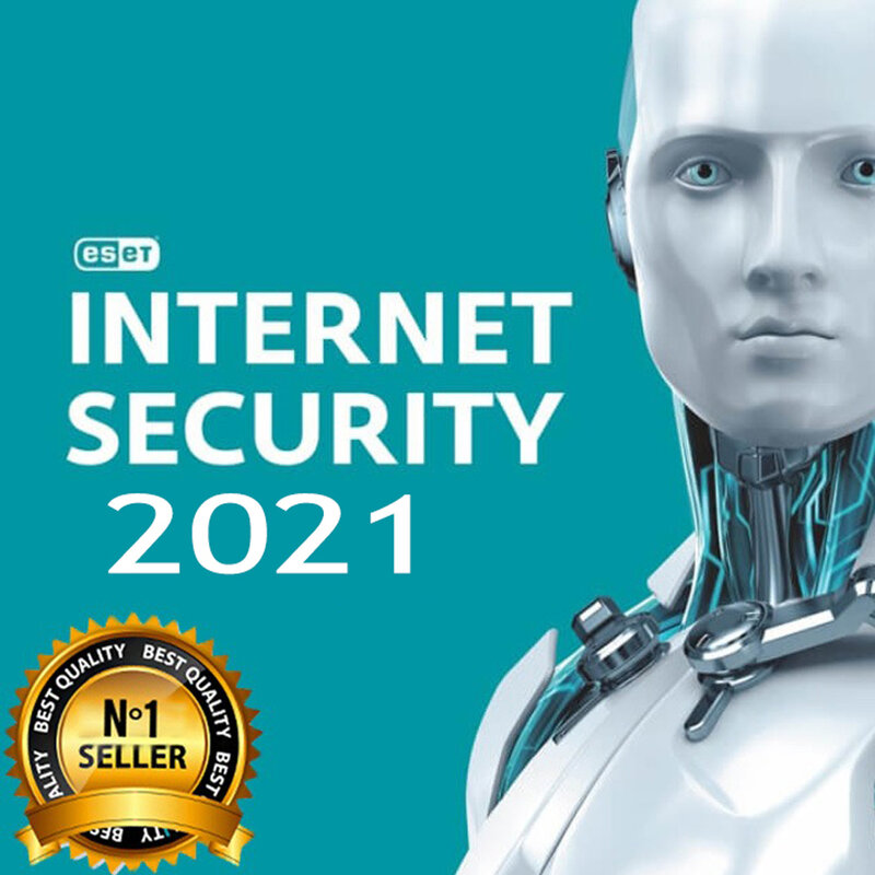 ESET NOD32 INTERNET SECURITY 2021 - 3 YEARS 1 PC WORLDWIDE ACTIVATION KEY