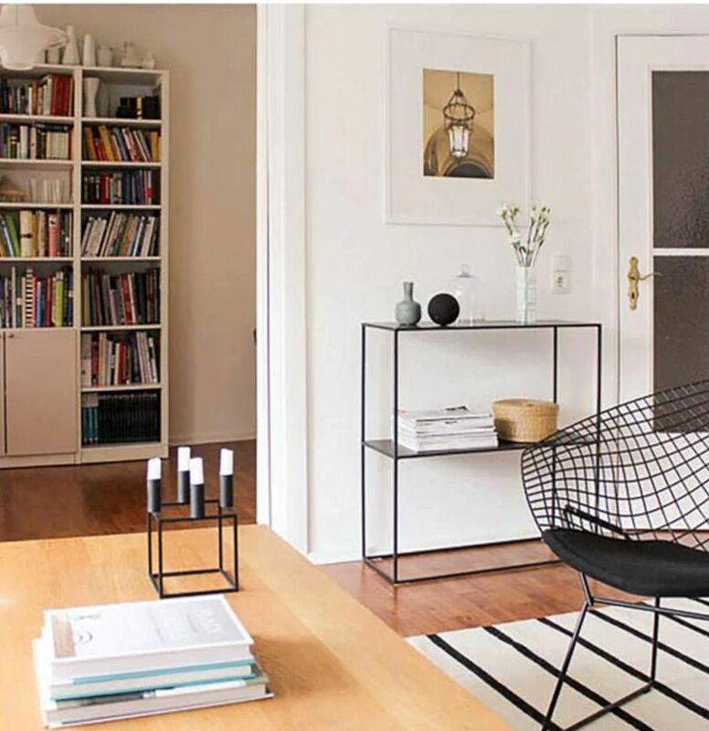 Металлический минималистичный стол Dekopratik-консоль для гостиной, домашний коридор, коридор, ванная комната, современный нордический органай...