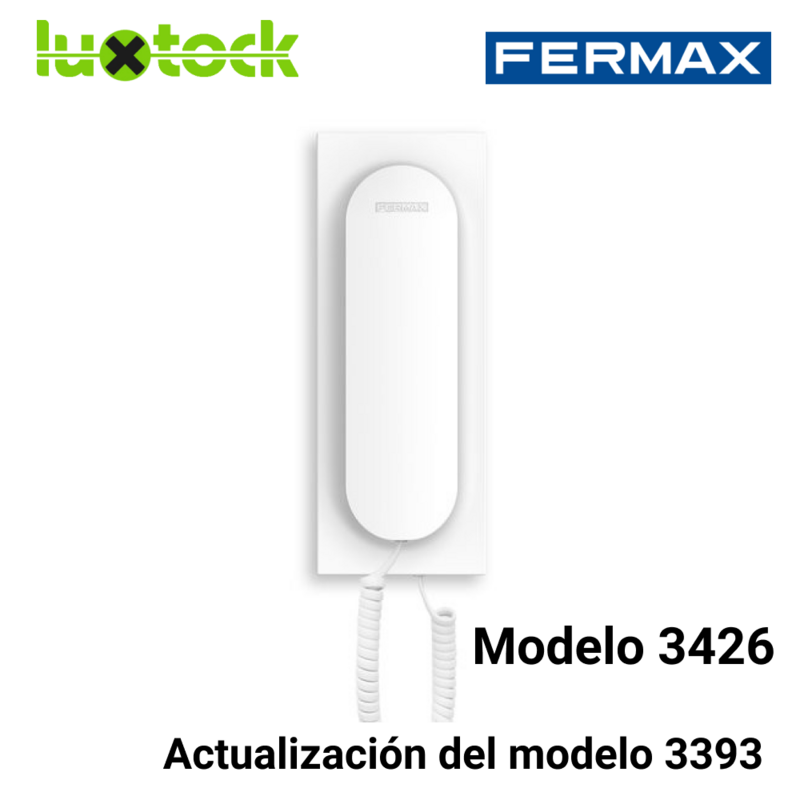 Fermax-هاتف باب آلي مجسم لمنزل أرى 4 + N - Telefonillo Ref. 3426 (تحديث طراز Fermax 3393)