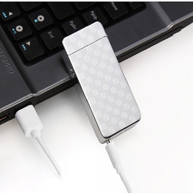 Plasma lighter eternal windproof electronic USB charging 2 arcs